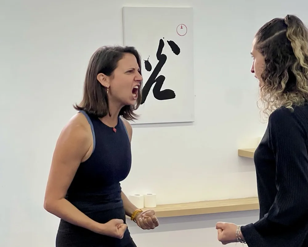 שלב השליליות, פורקן כעס במדיטציה