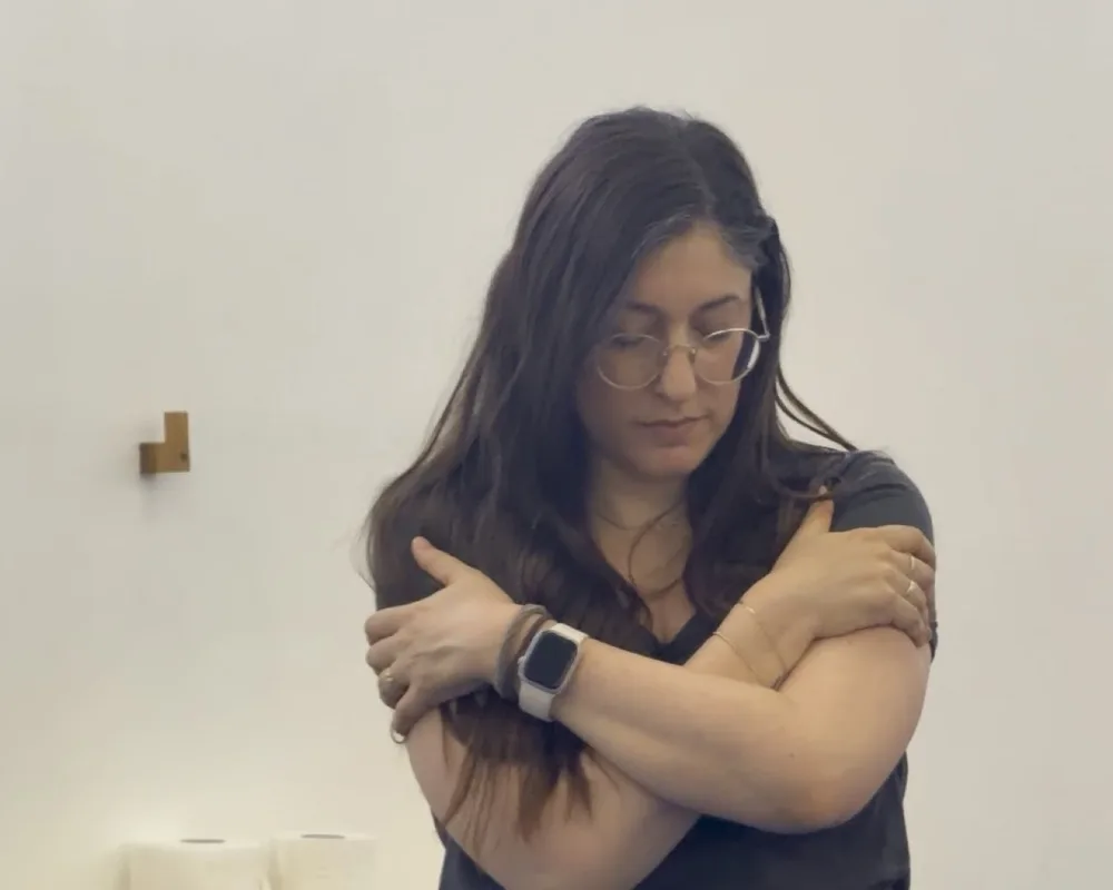 רגע של חיבור עצמי במדיטציה